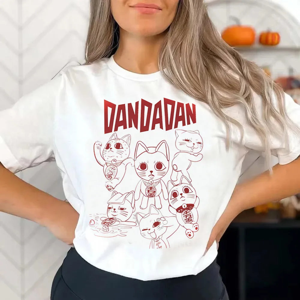 T-shirt à manches courtes Seiko Ayase Dandadan Anime Cosplay