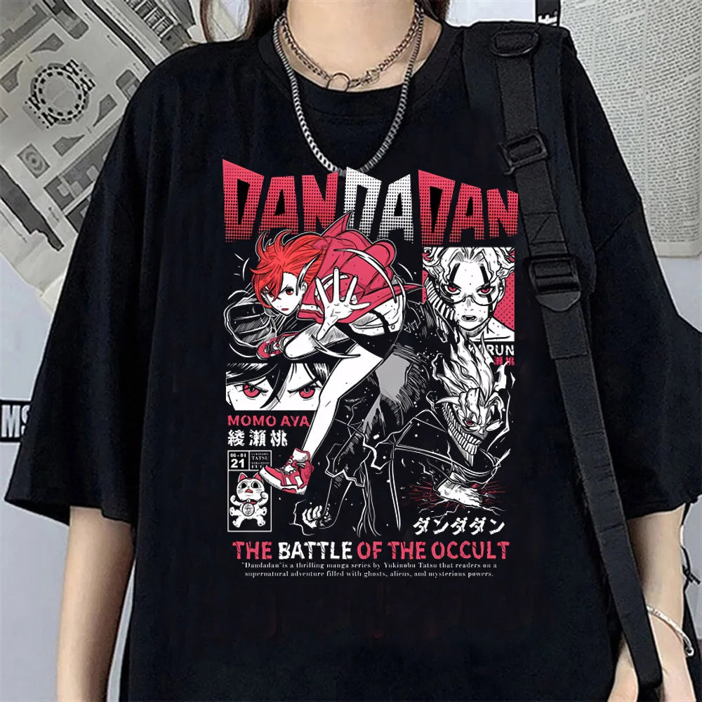 T-shirt à manches courtes Seiko Ayase Dandadan Anime Cosplay