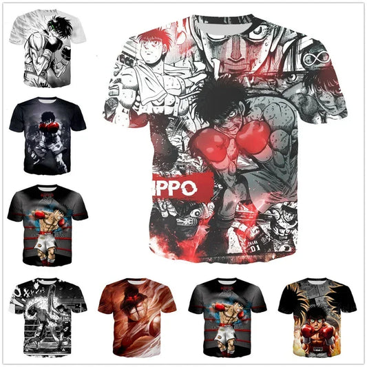 T-shirt streetwear cool avec dessin animé Harajuku