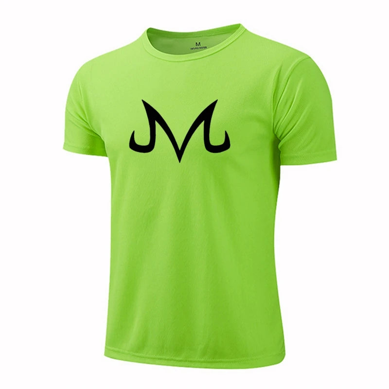 T-shirt d'été respirant à la mode pour hommes avec motif d'anime Majin Buu
