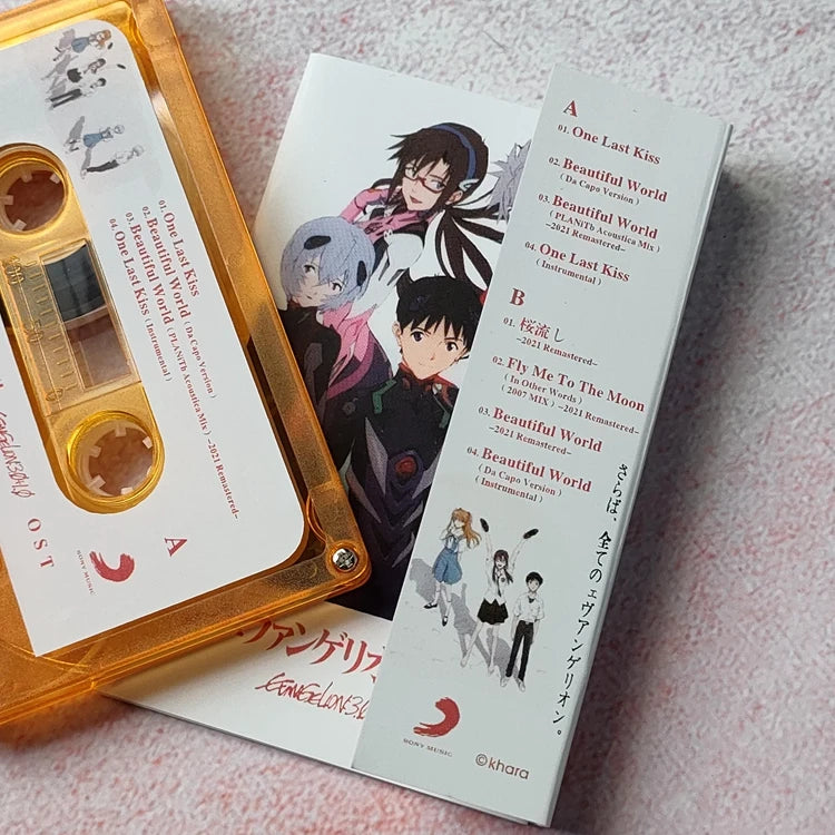 Cards Cassette Tape Music Neon Genesis The Rock Nana Hatsune Miku Cartoon Character Soundtrack Record