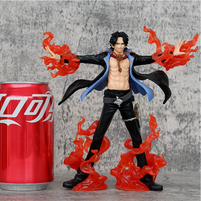 Anime Ace One Piece Figur GK Feuerfaust Sammlung Modell Spielzeug für Kinder