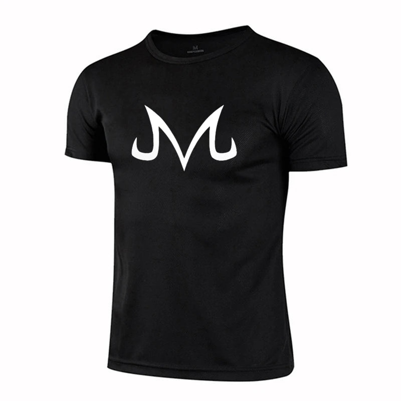 T-shirt d'été respirant à la mode pour hommes avec motif d'anime Majin Buu