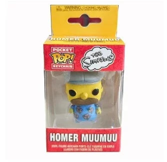 Funko Pop Pocket Keychain – The Simpsons Homer Muumuu Vinyl Figure