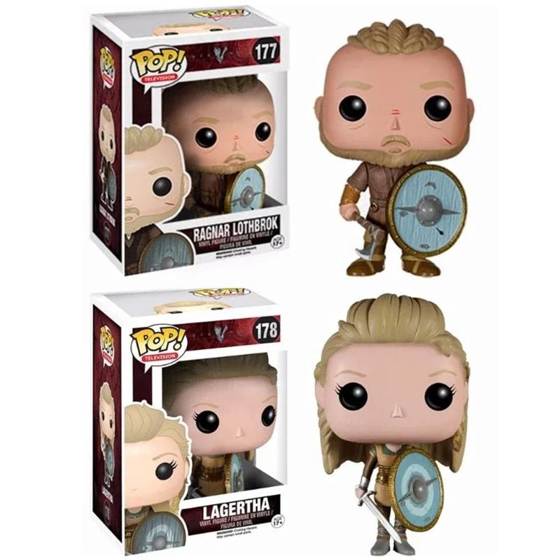 NEW Funko POP Vikings Figures - Lagertha #178, Ragnar Lothbrok #177, Seer #181 | Vinyl Collectible Toys