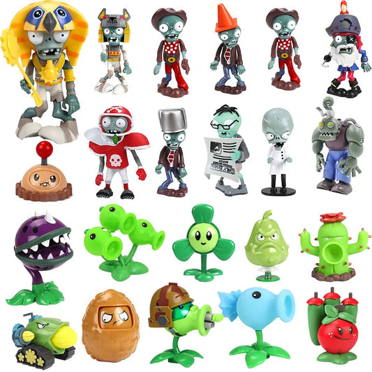 Plants vs. Zombies-Actionfiguren – Gatling-Erbsenschleuder, Dave, Gargantuar, Disco &amp; Piraten-Zombie-Spielzeug