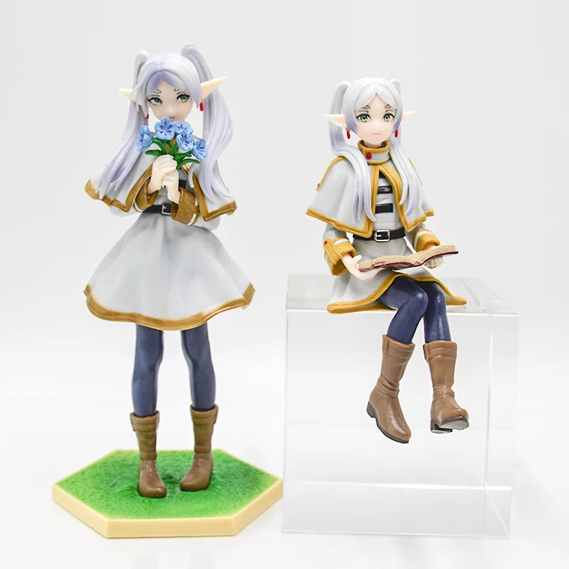 21 cm große Frieren: Beyond Journey's End Frieren Anime-Figur – PVC-Actionfigur und Sammlerpuppe
