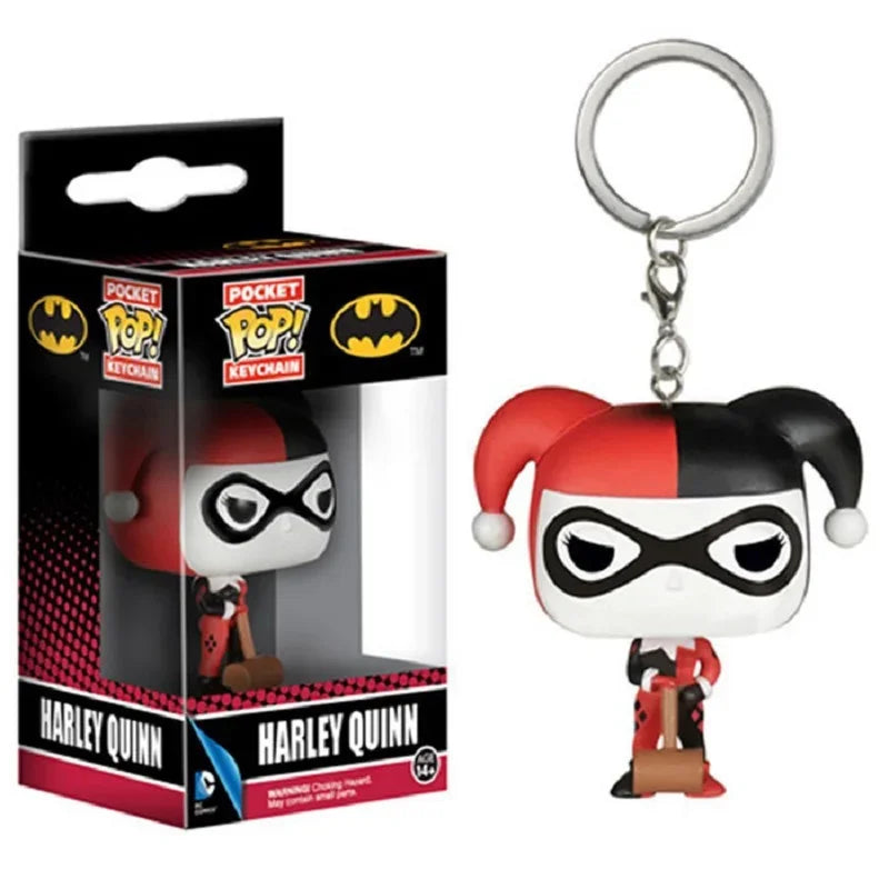 FUNKO POP Gardiens de la Galaxie Grooted Joker Morty Porte-clés Jouet Suicide Squad Figurines d'action en vinyle Jouets
