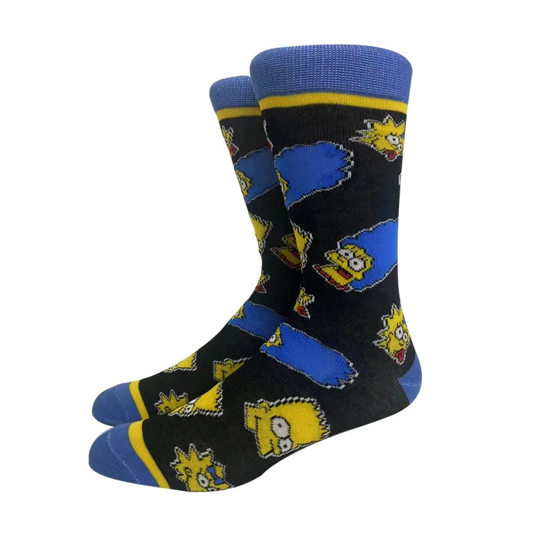 Neue Marvel Anime-Filmsocken – Lustige Wadensocken aus Baumwolle für Männer und Frauen, Cosplay-Hip-Hop-Stil
