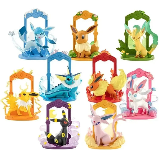 Original Pokemon Spielzeug 9 Stile Eevee Sylveon Umbreon Vaporeon Glaceon Flareon Action Figur Kawaii Anime Spielzeug