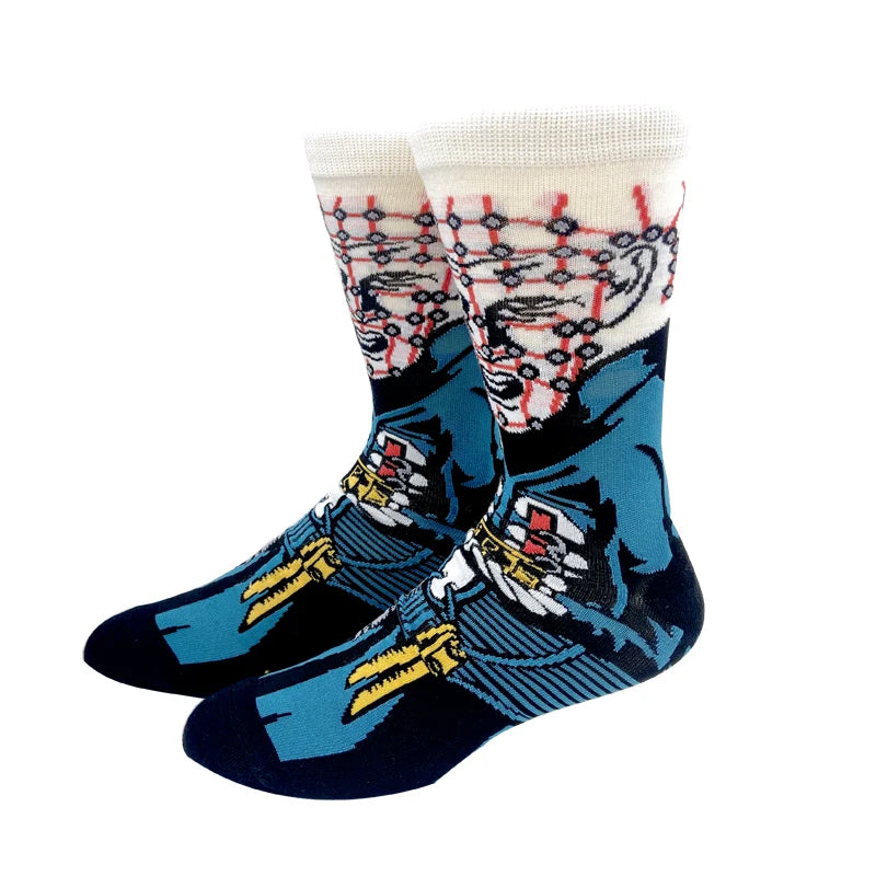 Neue Marvel Anime-Filmsocken – Lustige Wadensocken aus Baumwolle für Männer und Frauen, Cosplay-Hip-Hop-Stil