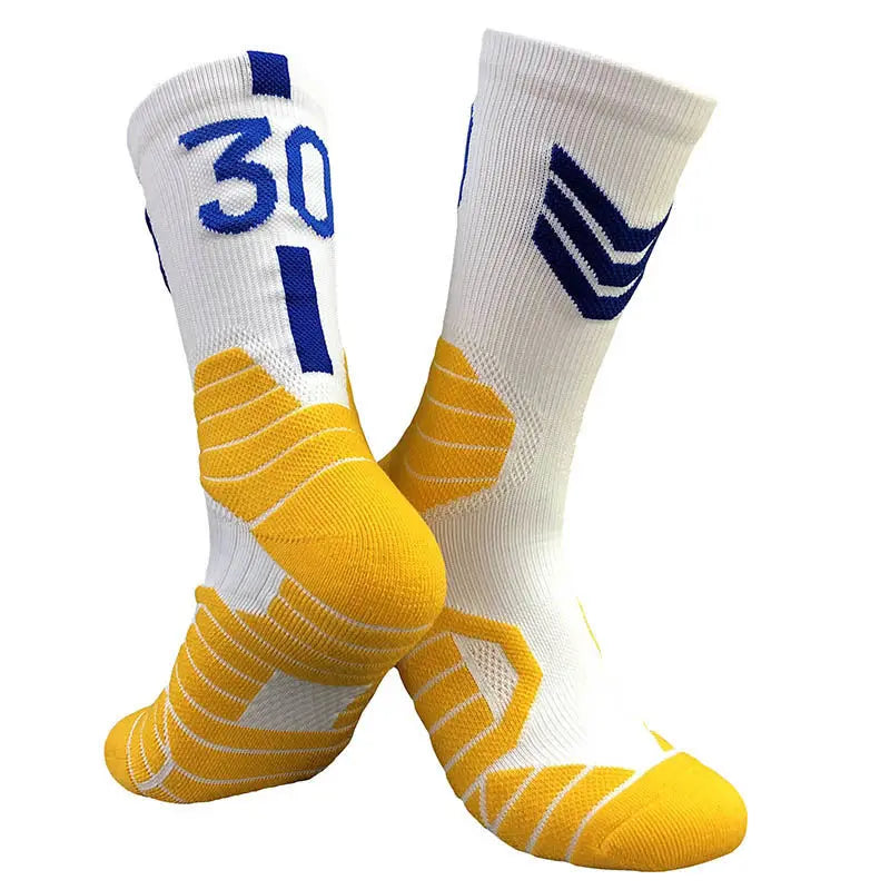 Professionelle Elite-Basketballsocken – Rutschfest, dick, atmungsaktiv für Erwachsene und Kinder