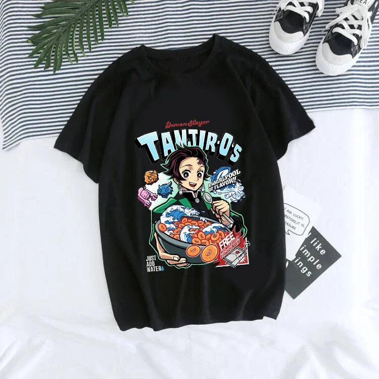 Kimetsu no Yaiba T-Shirt Tanjiro Kamado Anime T-Shirt graphique
