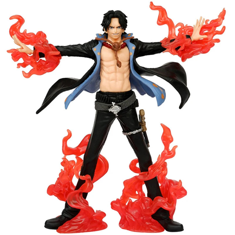 Anime Ace One Piece Figur GK Feuerfaust Sammlung Modell Spielzeug für Kinder
