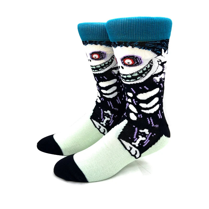 Neue Marvel Anime-Filmsocken – Lustige Wadensocken aus Baumwolle für Männer und Frauen, Cosplay-Hip-Hop-Stil
