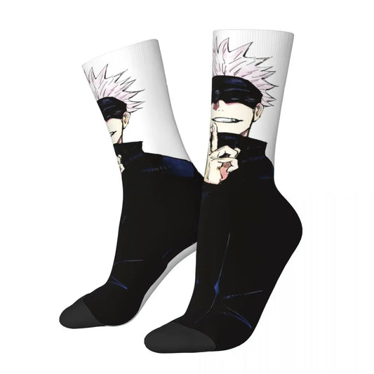 Jujutsu Kaisen Anime Socken, Satoru Gojo Unisex Socken W