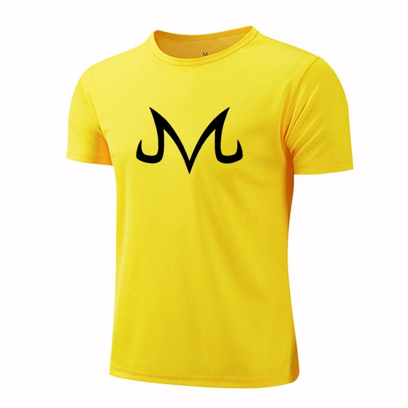 T-shirt d'été respirant à la mode pour hommes avec motif d'anime Majin Buu