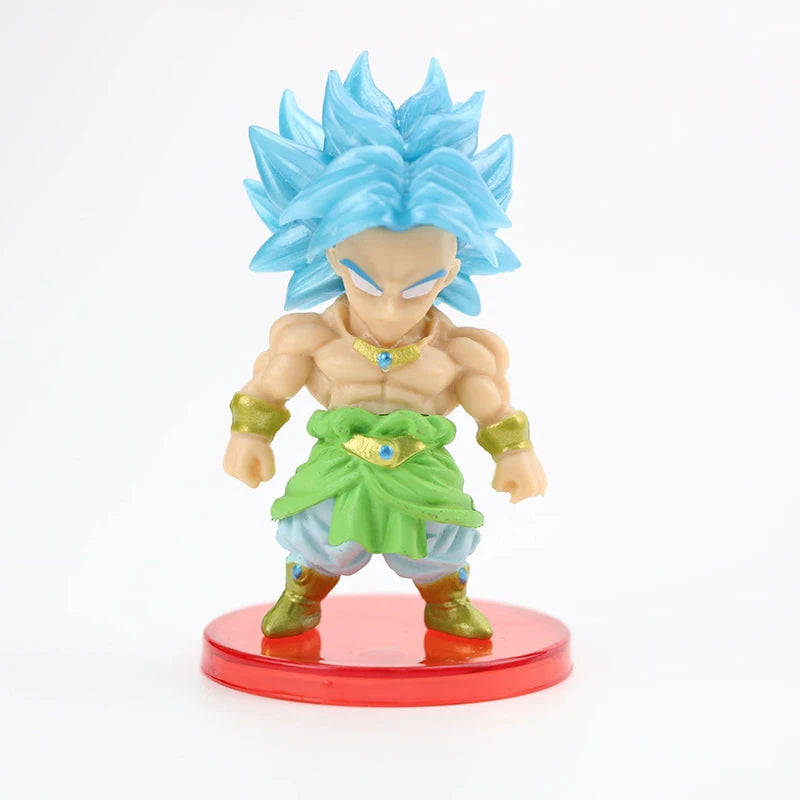 Figurine d'action Anime Dragon Ball Super Saiyan Son Goku Modèle Cadeaux à collectionner 7 cm 21 pièces dans un ensemble