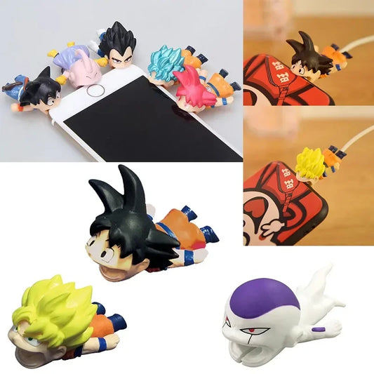 Housse de protection pour câble de données Dragon Ball Son Goku – Protecteur de câble de chargement USB et cadeau de personnage d'anime