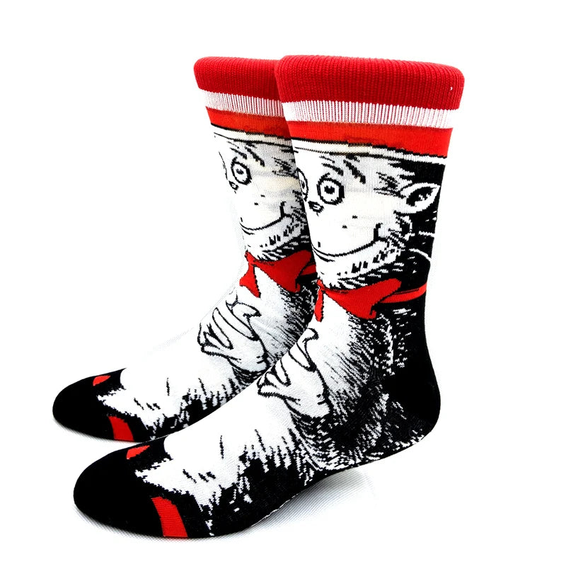 Neue Marvel Anime-Filmsocken – Lustige Wadensocken aus Baumwolle für Männer und Frauen, Cosplay-Hip-Hop-Stil