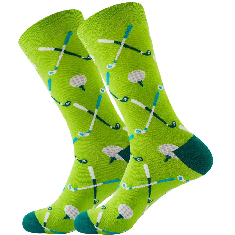 Neue lange Tube-Socken aus gekämmter Baumwolle – Lustige Harajuku Skateboard Crew für Männer