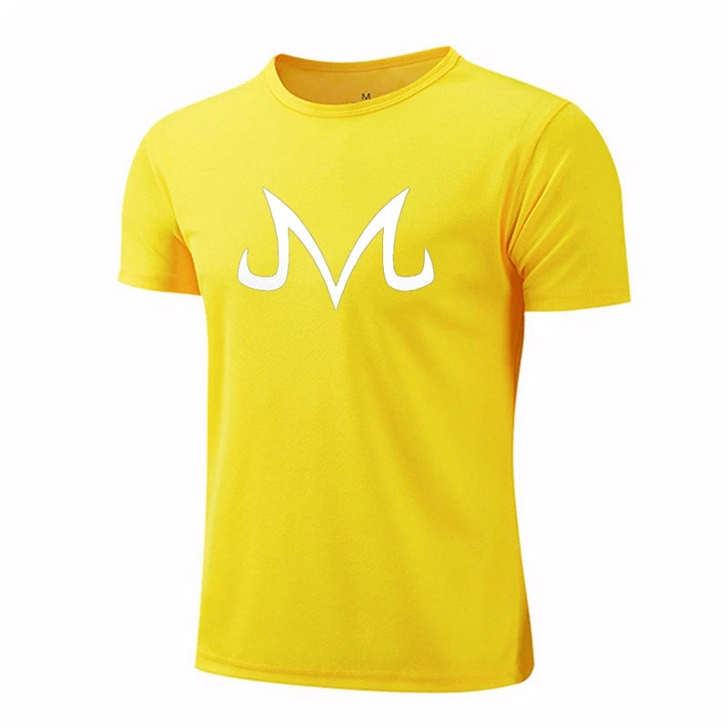 T-shirt d'été respirant à la mode pour hommes avec motif d'anime Majin Buu