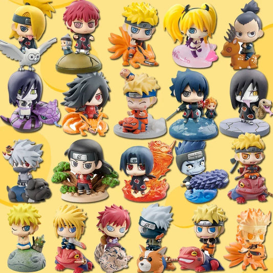 Naruto Shippuden Actionfiguren – Sasuke, Kakashi, Gaara PVC-Sammelstatue, Spielzeuggeschenk