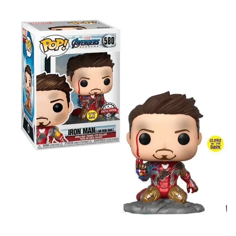 Figurines d'action Funko Pop Marvels The Avengers en vinyle Édition spéciale Modèle à collectionner