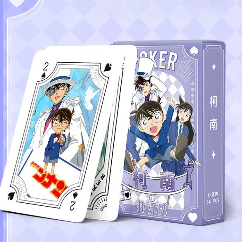 Detective Conan Playing Cards - Cute Anime HD Print Poker Deck | Kids' Toys, Puzzle Props & Gifts