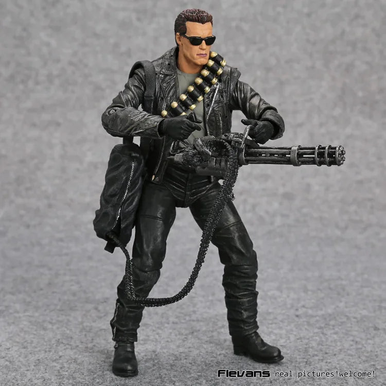 NECA Terminator 2 Arnold Schwarzenegger PVC Actionfigur Sammlermodell Spielzeug 7" 18cm
