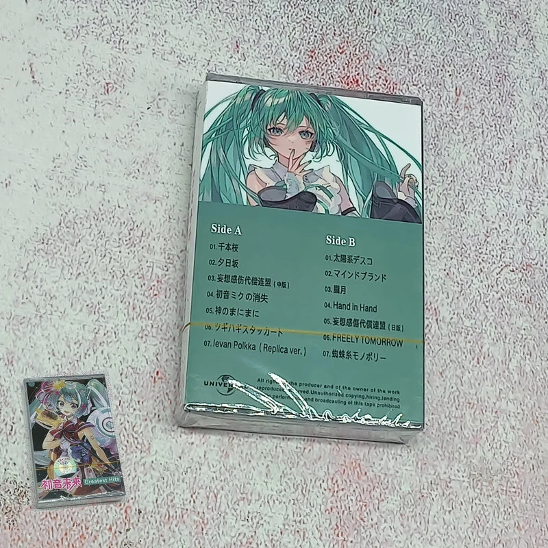 Cards Cassette Tape Music Neon Genesis The Rock Nana Hatsune Miku Cartoon Character Soundtrack Record