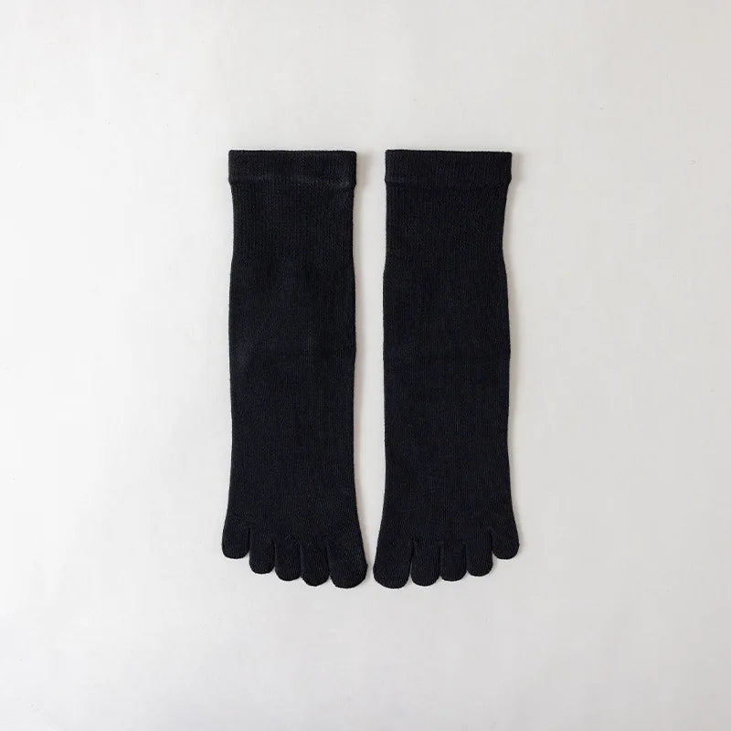 Fünf-Zehen-Socken für Herren – Atmungsaktive, schweißabsorbierende Baumwolle für Sport & Business
