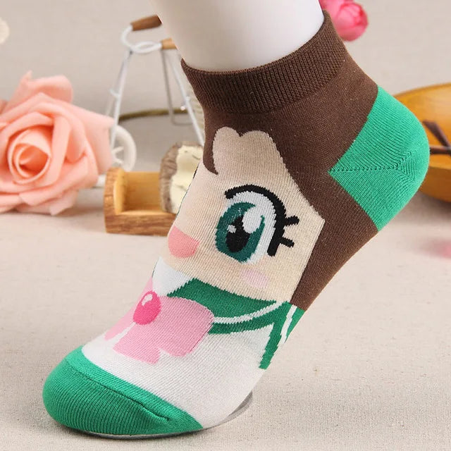 Neue Sailor Moon Baumwollsocken – Süße, atmungsaktive und lustige Frühlingssocken für Damen