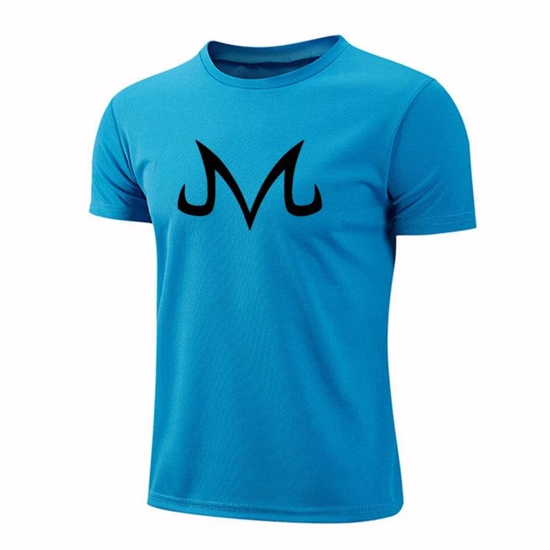 T-shirt d'été respirant à la mode pour hommes avec motif d'anime Majin Buu