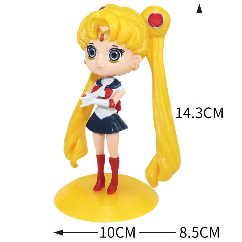 Anime Eternal Sailor Moon Cake Zubehör Actionfigur Autodekoration Kollektion