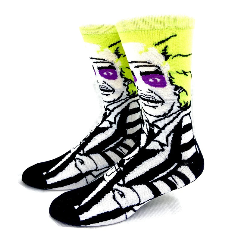 Neue Marvel Anime-Filmsocken – Lustige Wadensocken aus Baumwolle für Männer und Frauen, Cosplay-Hip-Hop-Stil