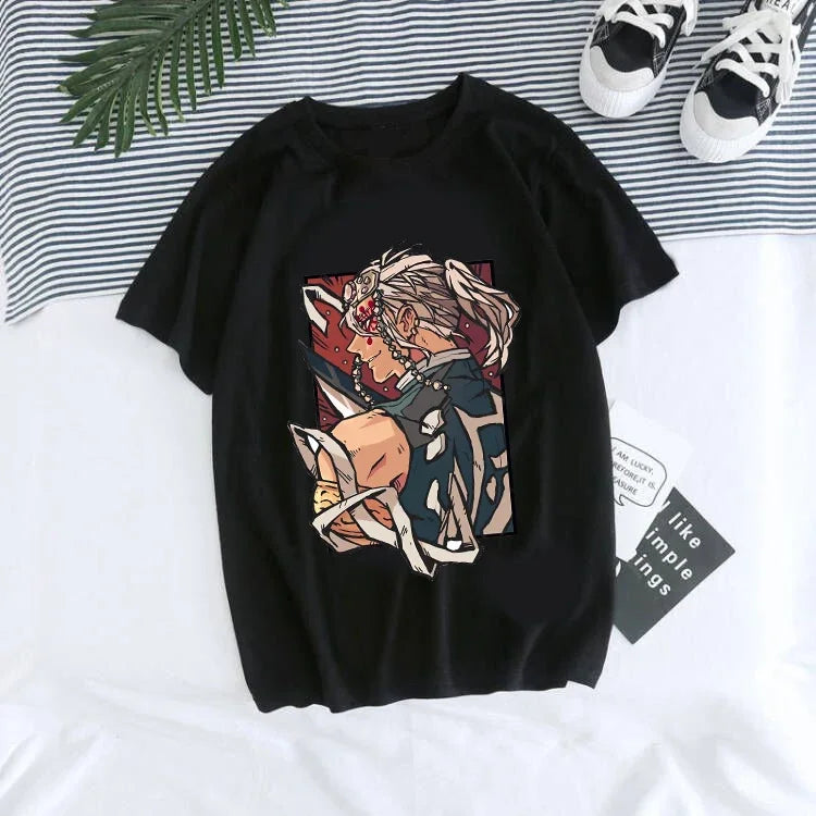Kimetsu no Yaiba T-Shirt Tanjiro Kamado Anime T-Shirt graphique