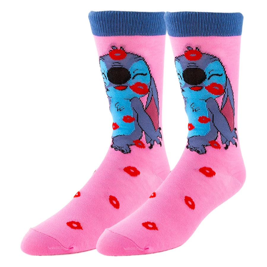 Chaussettes MINISO Disney Anime Cartoon Nouveauté Drôle