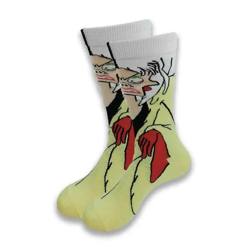 Anime Cosplay Lange Socken – Wadensocken im Hip-Hop-Stil für Männer und Frauen