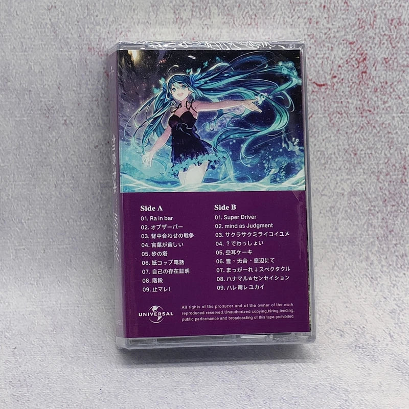 Cards Cassette Tape Music Neon Genesis The Rock Nana Hatsune Miku Cartoon Character Soundtrack Record