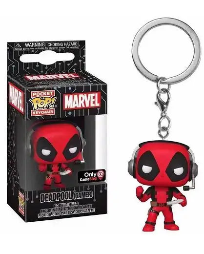 Funko pop Les Avengers Marvel Heroes Porte-clés western Dessin animé Anime Figurines d'action Jouets
