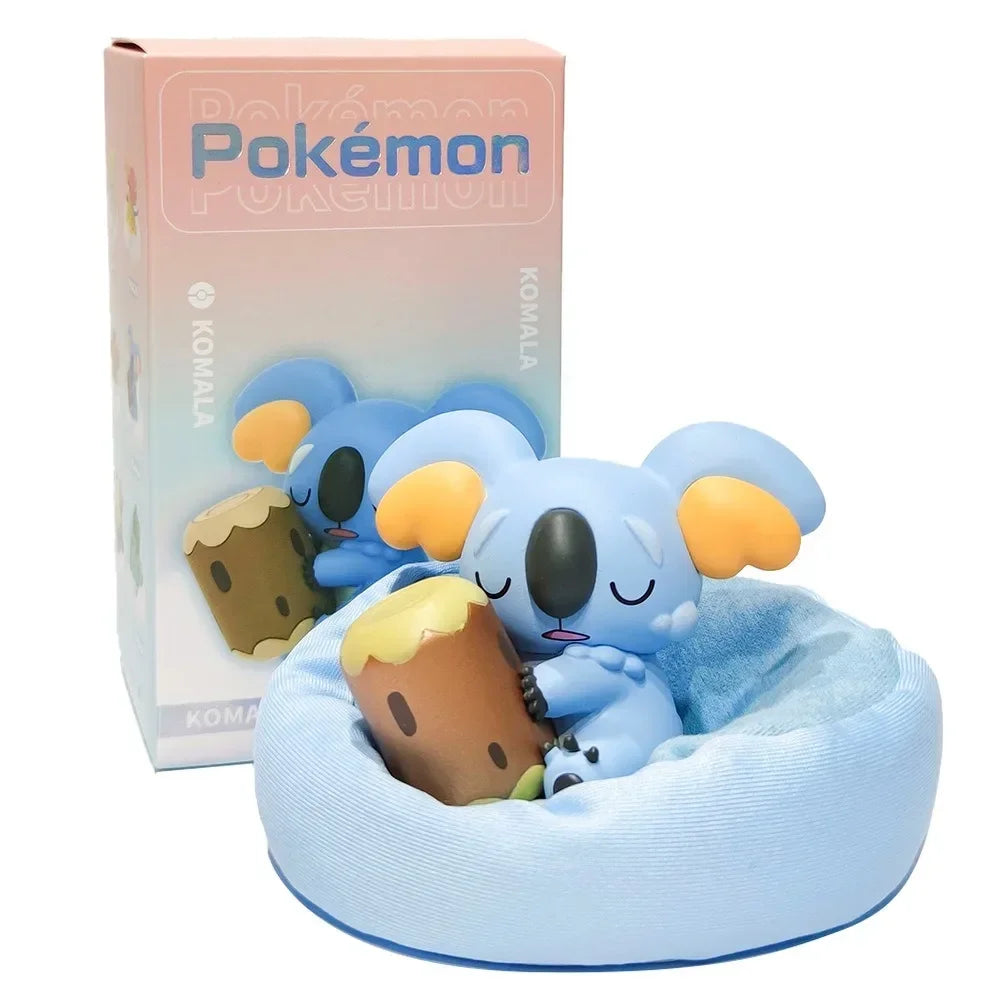 Pokémon Starry Dream Figuren – Pikachu, Relaxo und Schiggy in Schlafpose Dekor