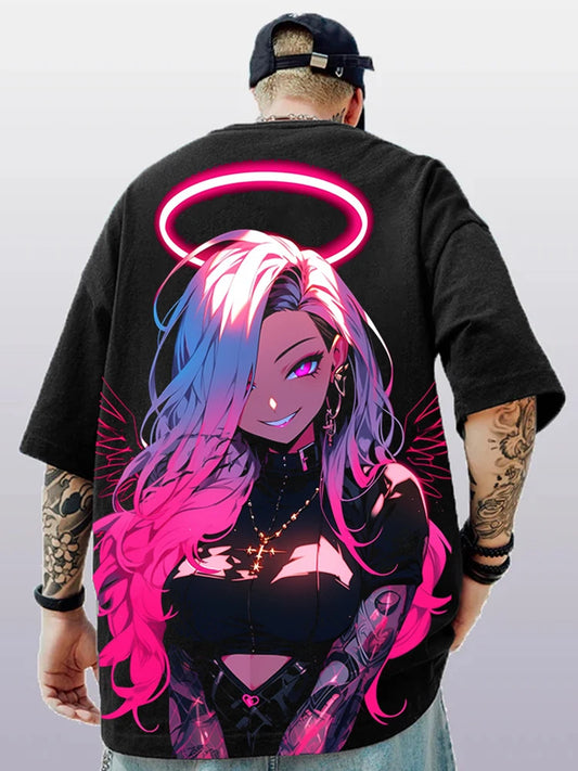 T-shirt tendance style streetwear animé