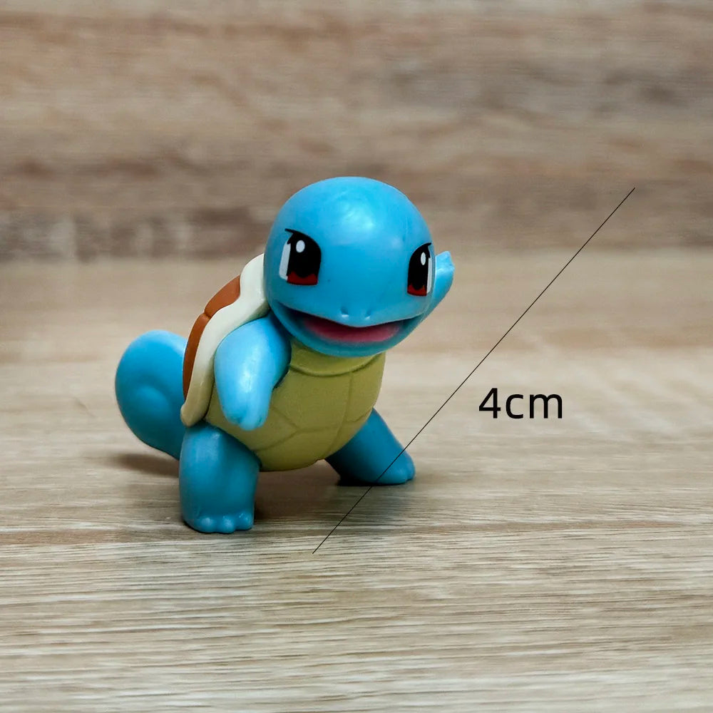 Figurine d'action Pokémon Pikachu Jouets Charmander Squirtle Bulbasaur Petite figurine pour enfants