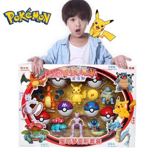 Pokemon Ball Variante Spielzeug Modell Pikachu Jenny Schildkröte Tasche Monster Action Figur Spielzeug