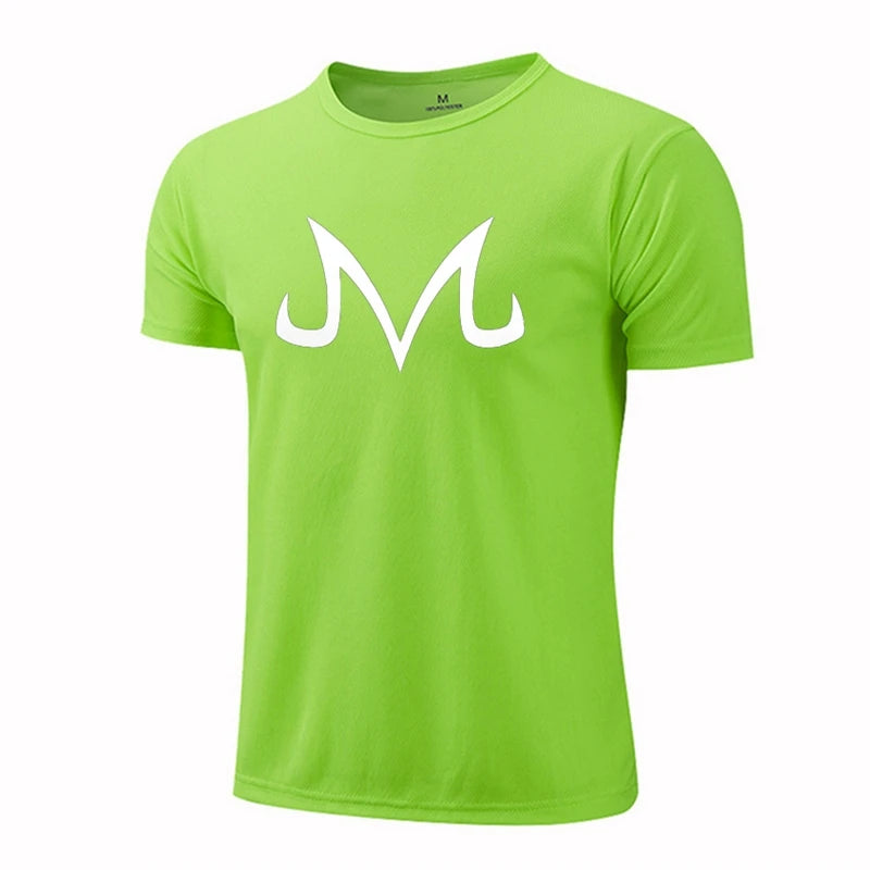 T-shirt d'été respirant à la mode pour hommes avec motif d'anime Majin Buu