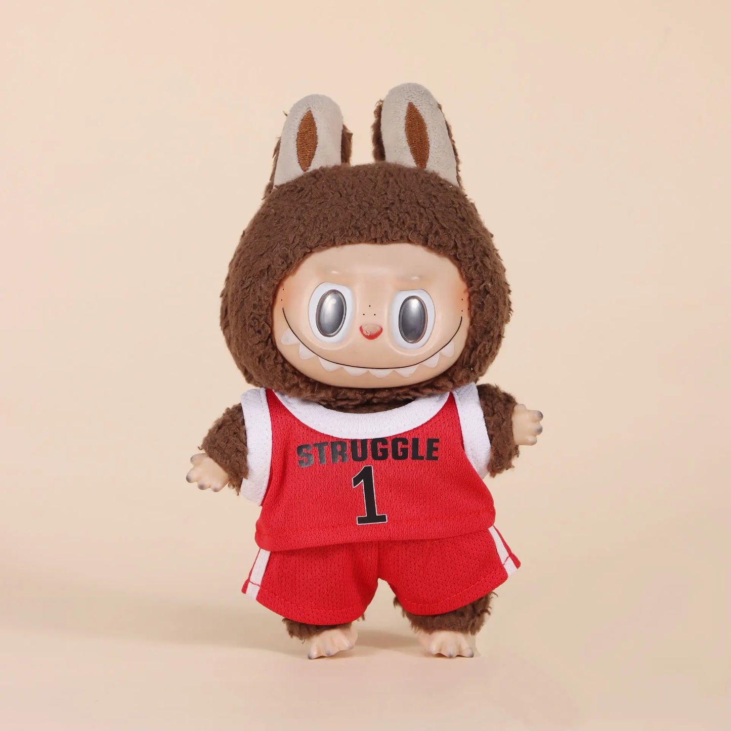 Verkauf Nur Verkauf Kleidung 17 cm Erste Zweite Generation Labubu Basketball Kleidung Nette Puppe Dekoration Handgemachte Puppe Kleidung Geschenk