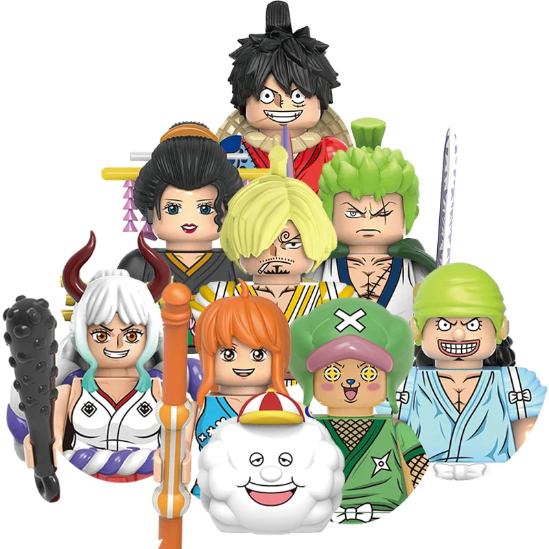 MOC Anime Cartoon Bricks Dolls – Mini-Lernpuzzle Bausteine ​​Spielzeug Geschenk