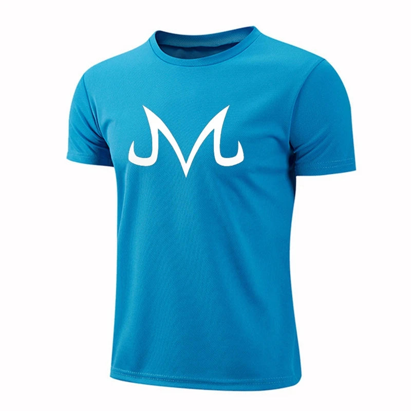 T-shirt d'été respirant à la mode pour hommes avec motif d'anime Majin Buu