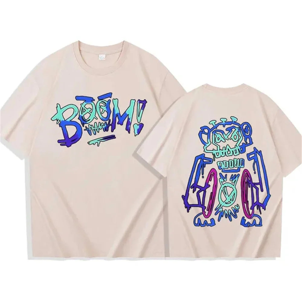 Arcane Jinx T-Shirt Pure Cotton Graphic Anime Streetwear